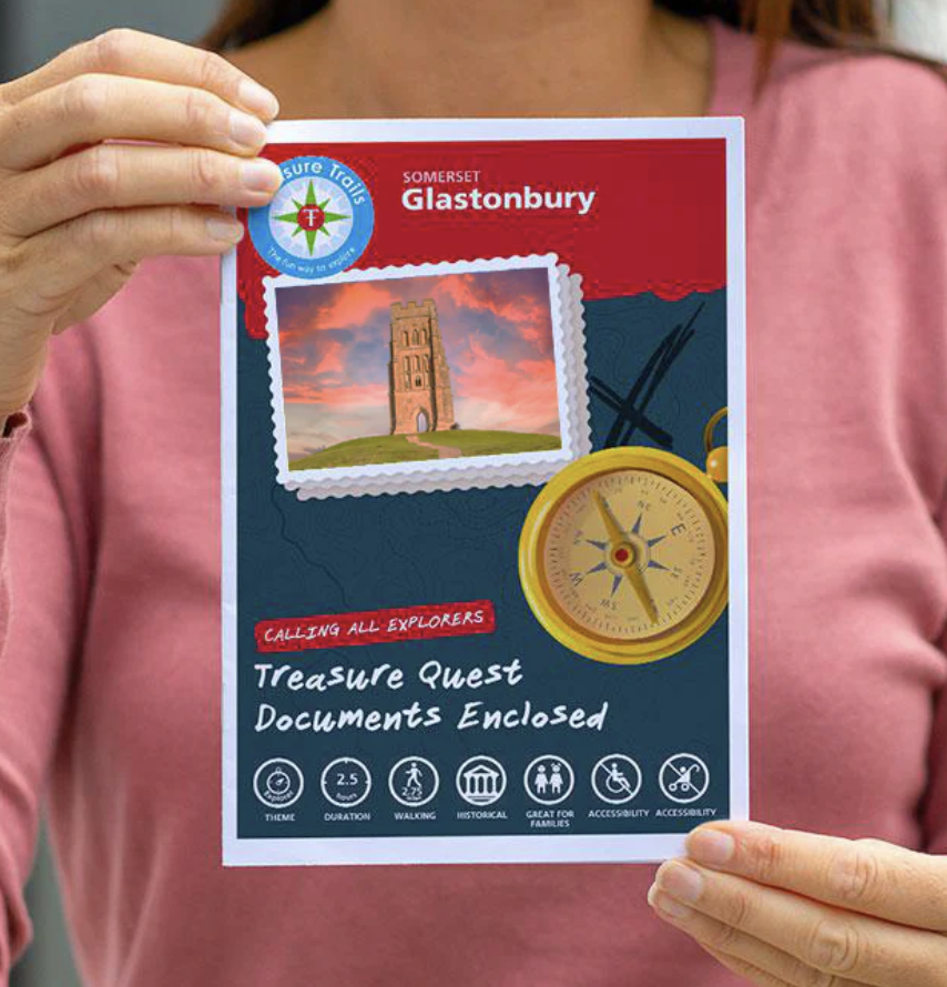 Example image of the Glastonbury Treasure Trail Guide