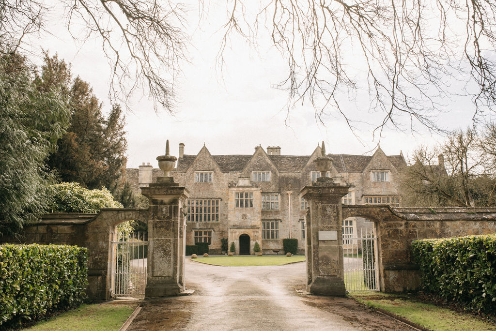 Country house entrance and gateway